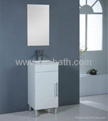 white bathroom vanity