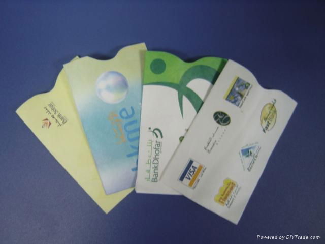 ATM TYVEK CARD COVERS