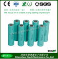 1100~2800mAh li-ion battery 3.7v cell 18650 2200mah