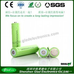 AA/AAA 500~2500mAh rechargeable ni-mh battery 4.8v