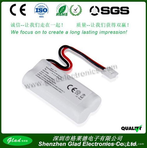 Size AA 3.6V  nimh rechargeable battery packs 1200mAh 5