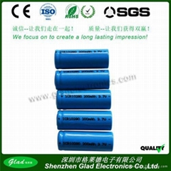 2400mAh 18650 li-ion battery 3.7v for torch light