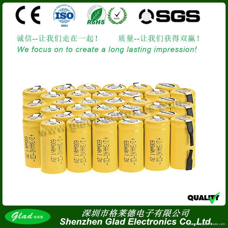 1.2V AA/AAA 250~ 1000mAh Ni-Cd rechargeable battery 3