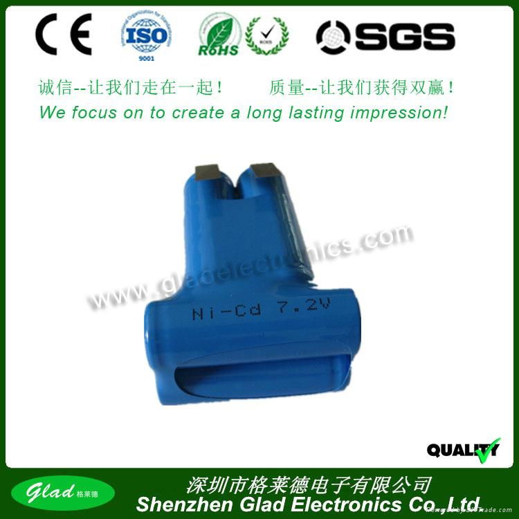 1.2V AA/AAA 250~ 1000mAh Ni-Cd rechargeable battery