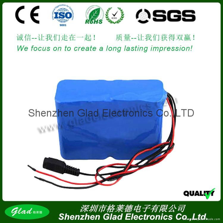 11.1V 5200mAh lithium-ion battery pack for solar panels 5