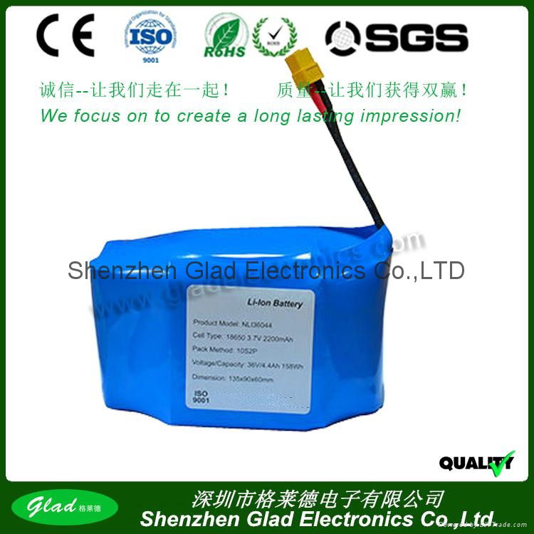 11.1V 5200mAh lithium-ion battery pack for solar panels 2