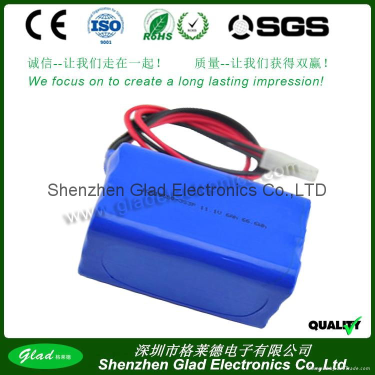 11.1V 5200mAh lithium-ion battery pack for solar panels 4