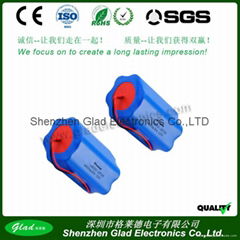 11.1V 18650 Lithium-ion battery pack 9AH for solar panels