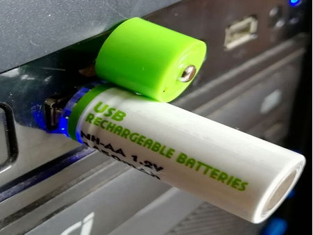 usb rechargeable AA battery 1500mAh