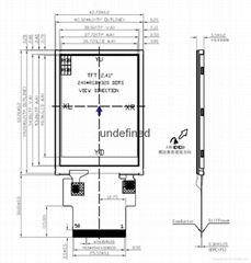 2.4" 240×320 TFT Display with Resistive TP RGB/SPI Interface Supported