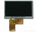 480x272p 24Bits RGB 40-pin 5-inch LCD Display TFT Monitor
