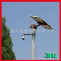 Solar power street monitoring system