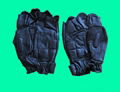 Guantes de combate de cuero suave de medio dedo SWAT 2