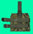 GP-TH212C Woodland Camouflage Triple Drop Leg Magazine Pouch