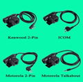 GP-U94 Z-Tac U94 Headset Cable & PTT (Kenwood,MOT,ICOM,Yaesu)