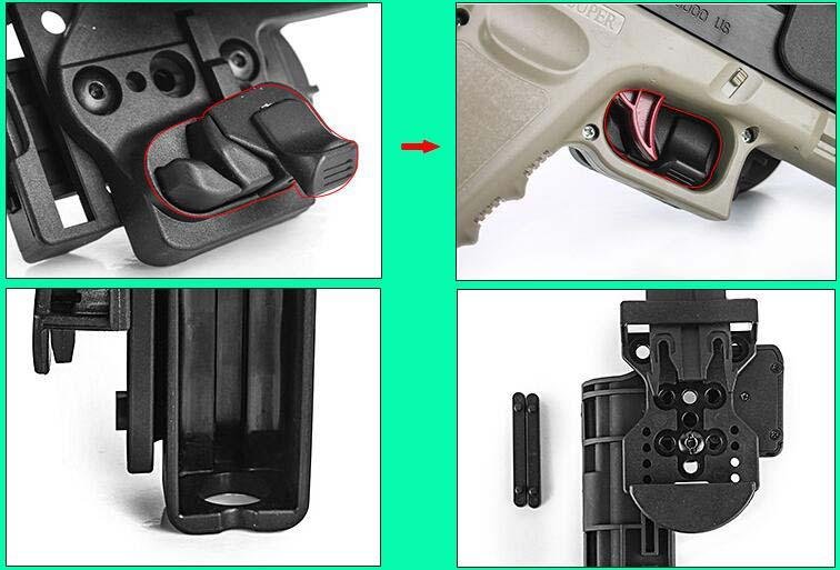 Tactical holster Glock G17 & 22 / G19 & 34 5
