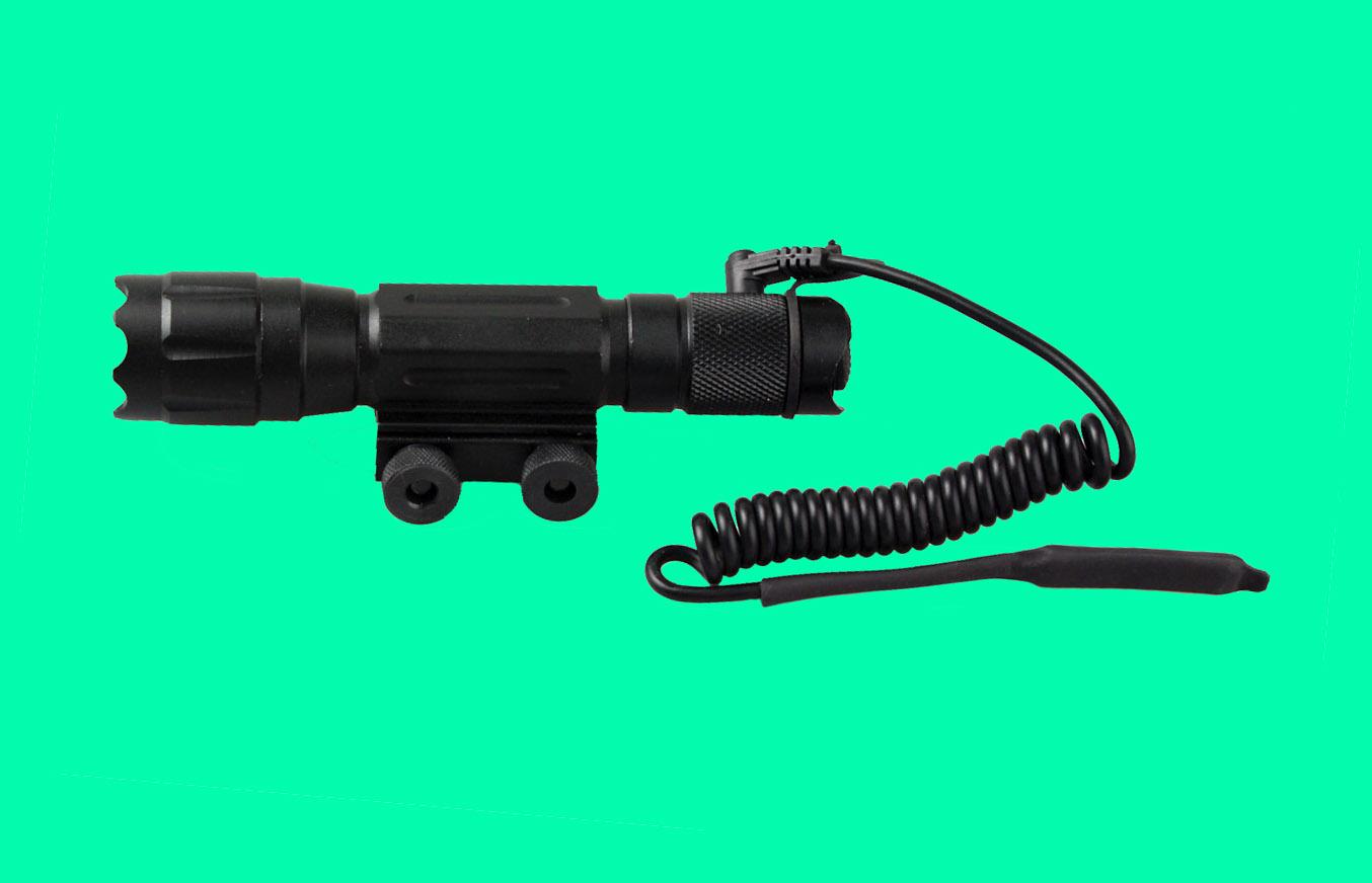 GP9624 Tactical Rechargeable Flashlight with quick release switch