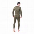 Training Thermo Underwear Long Sleeve Winter Outdoor Warm Fleece Lined