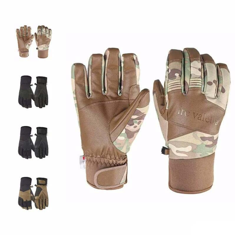 Touch Screen Hard Knuckle Hand Winter Hunting Training Safety Tactical Gloves