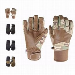Touch Screen Hard Knuckle Hand Winter Hunting Training Safety Tactical Gloves
