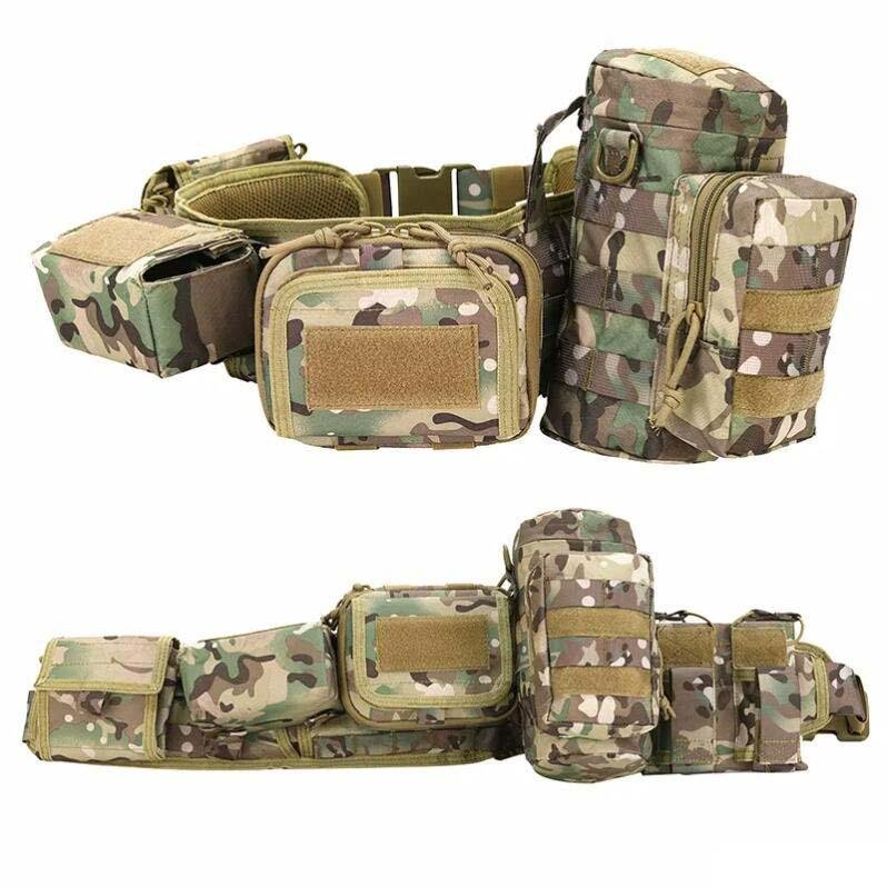 Nylon Multicam Hunting Combination Tactical Duty Waist Belt 2