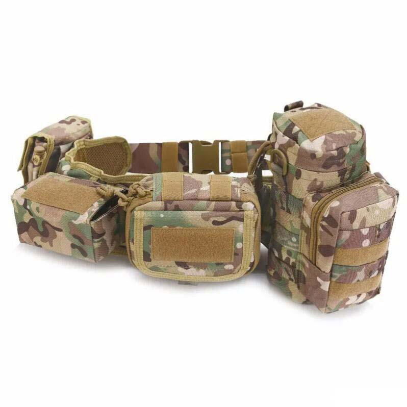 Nylon Multicam Hunting Combination Tactical Duty Waist Belt 4