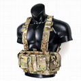 V027 Camouflage Chest Rig,Hunting Utility Drop Holster Molle Bag Tactical Vest  1