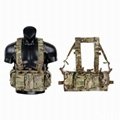 V027 Camouflage Chest Rig,Hunting Utility Drop Holster Molle Bag Tactical Vest 