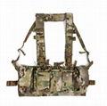 V027 Camouflage Chest Rig,Hunting Utility Drop Holster Molle Bag Tactical Vest  3