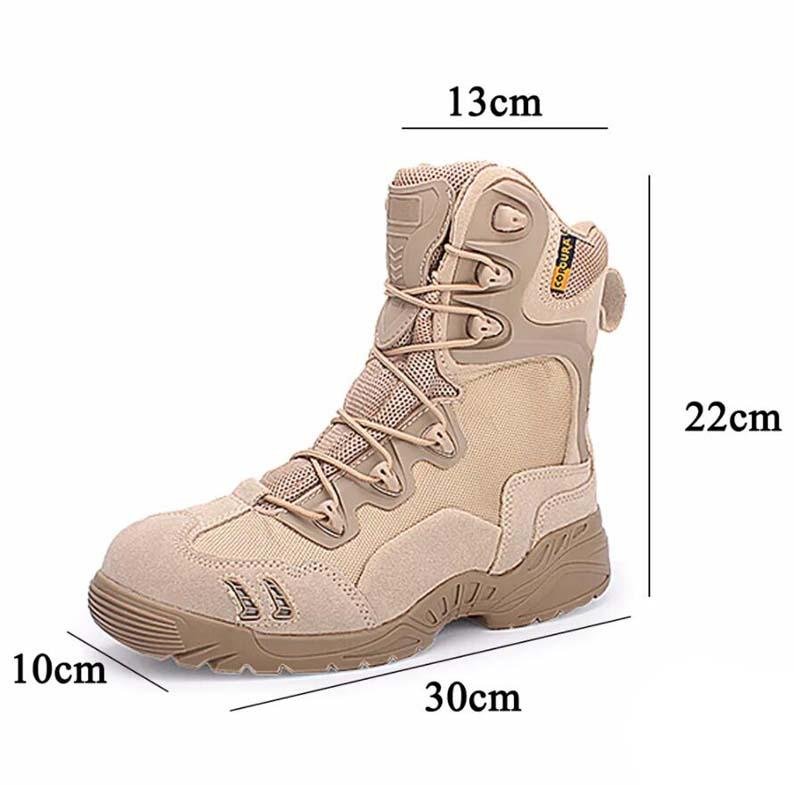 Leather waterproof tactical delta boots 3