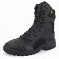 Leather waterproof tactical delta boots