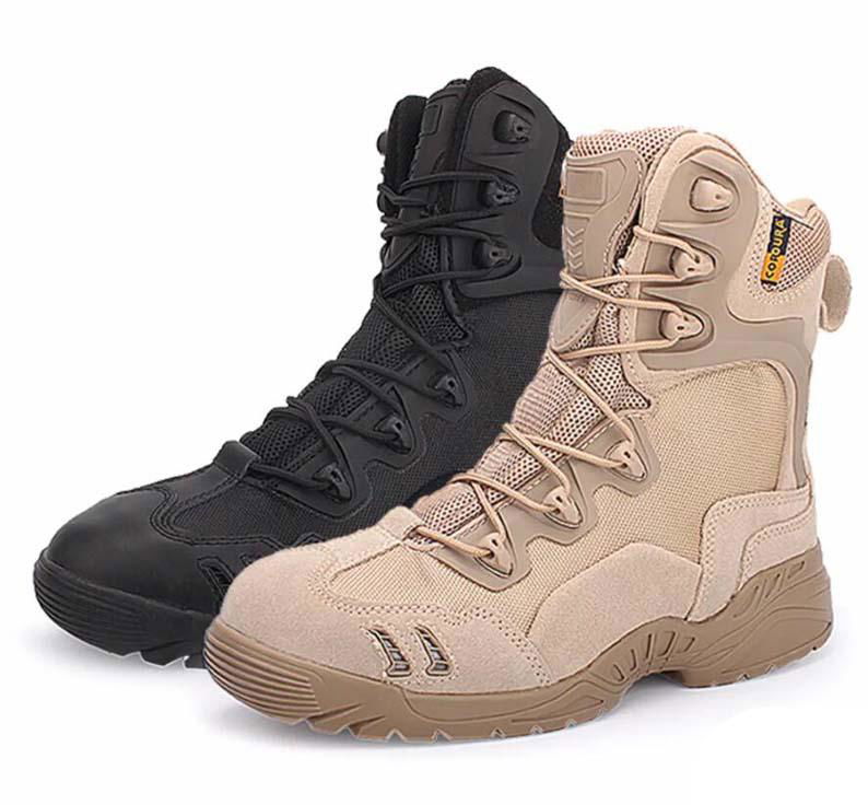 Leather waterproof tactical delta boots 5