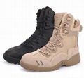 Leather waterproof tactical delta boots