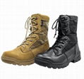 tactical boots, cow leather Waterproof