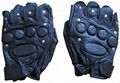 GP-TG008 SWAT HALF Finger Supple Leather Combat Gloves  1