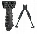 GP-0138 T-POD 20mm RIS Spring Total Bipod Foregrip Grip 2