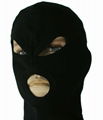 Airsoft Hood 3 Hole Head Face Knit Mask  1