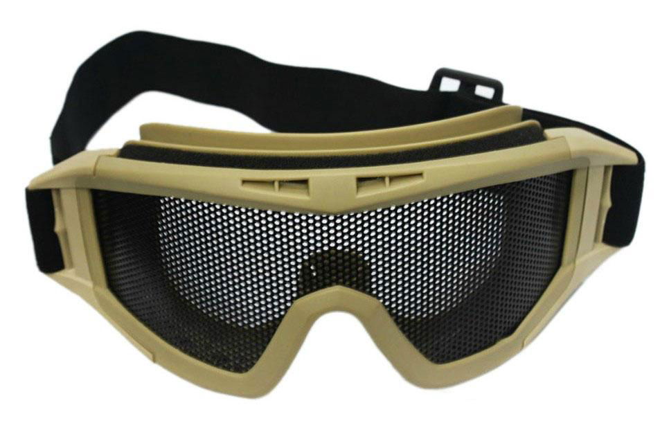 GP-GL002 Airsoft Fogless Metal Mesh Goggle 