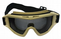 GP-GL002 Airsoft Fogless Metal Mesh Goggle 