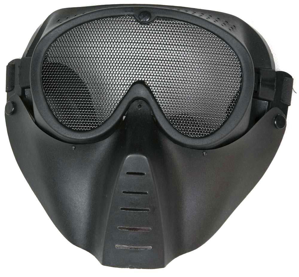 GP-MS005 Airsoft Face Guard Mesh Tactical Mask Goggles OD 2