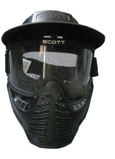 GP-MS007 Full Face Airsoft Paintball Goggle Clear Lens Mask