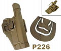 Q.R. SIG P220/P226 Pistol Paddle & Belt Holster 