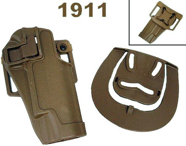 Q.R. 1911 M1911 Pistol Paddle & Belt Holster