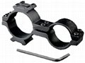 GP-Y011 Dual Hole 30mm & 25mm Scope Mount Ring With Rails