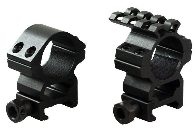 GP-0060 25mm QD Mount Ring with Top/Upper Rail for 20mm