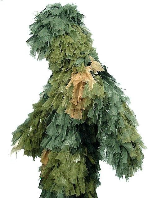 Ultra Light Ghillie Suit, Leaves Leaf Camo Woodland 1