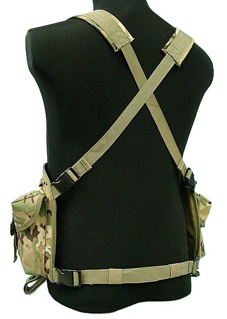 AK multicam Tactical Combat load torácice RIG 2