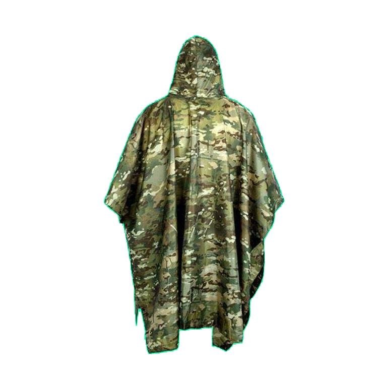 Adult camouflage raincoat 3