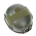 Casco ibh con soporte de gafas nvg y barra lateral