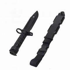 Cuchillo estilo dummy negro